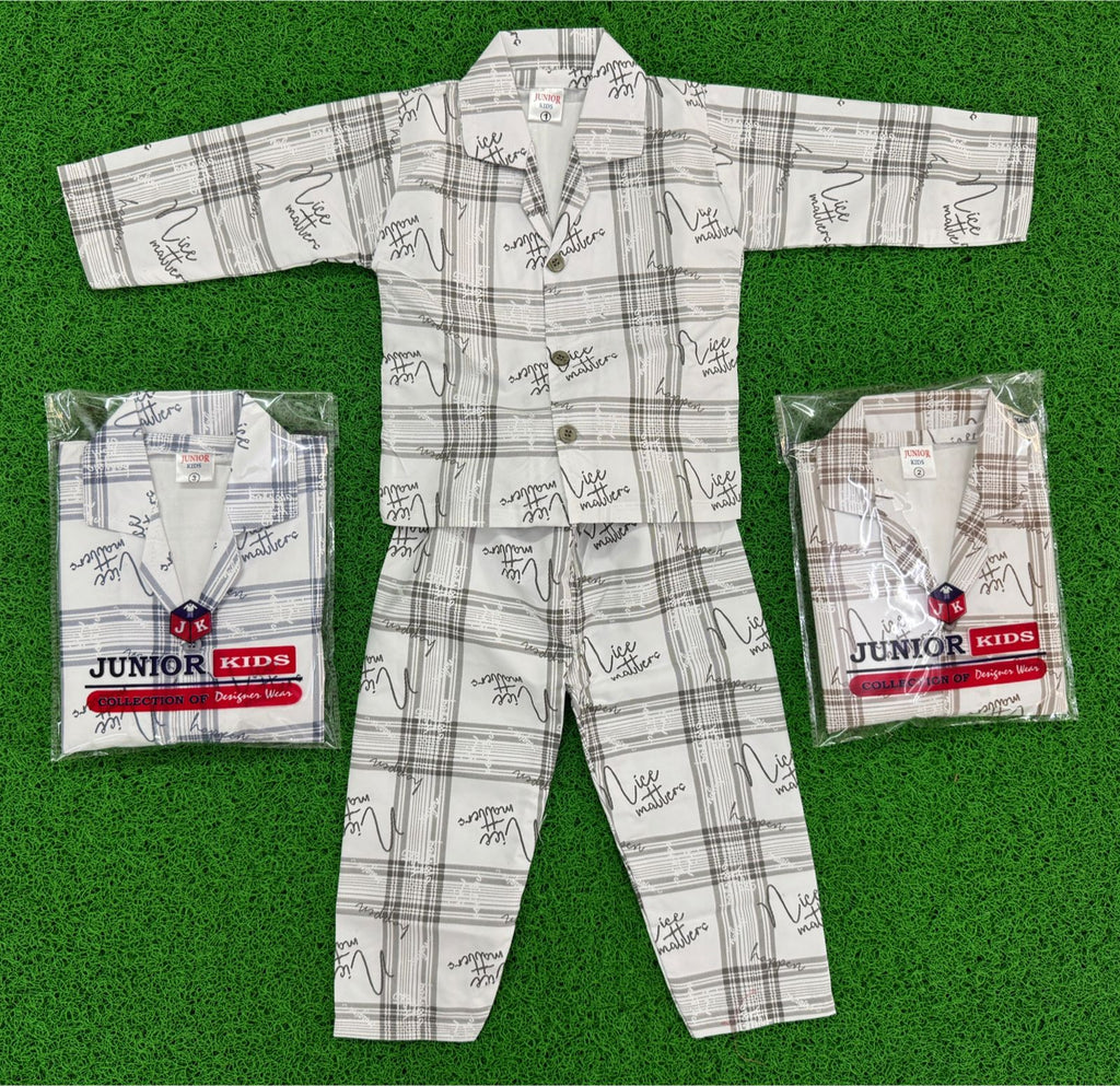 Junior Kids Cotton Night Suits