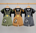 Raqib Light Dangri Suit For Newborn